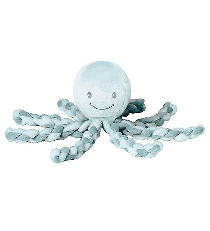Doudou Nattou - Lapidou Calamar - 20x9 cm - Menthe Vert