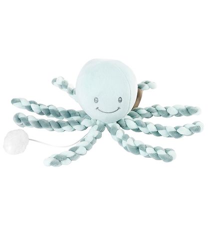 Nattou Comfort Blanket With Music - Lapidou Squid - 20x9 cm - Mi