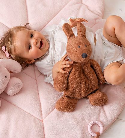 Nattou Soft Toy - Cuddly toy Bonnie Rabbit - 30 cm - Rust