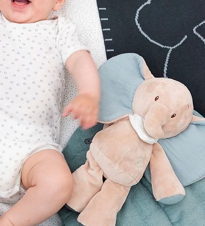 Nattou Soft Toy - Cuddly toy Axel Elephant - 30 cm - Brown