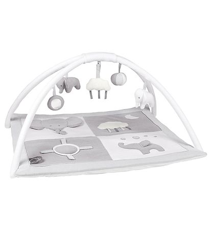 Nattou Krabbeldecke Tembo - 75x60 cm - Grau/Weiß