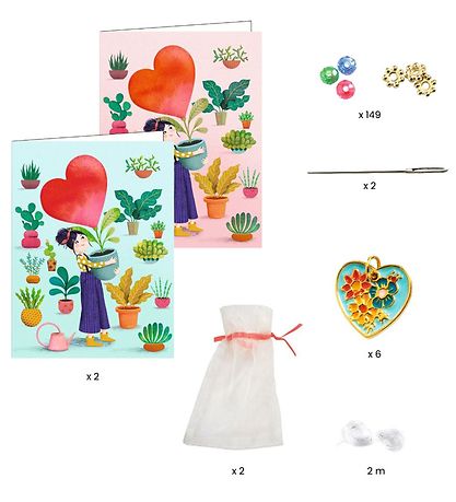 Djeco Jewelery - Heart Threading