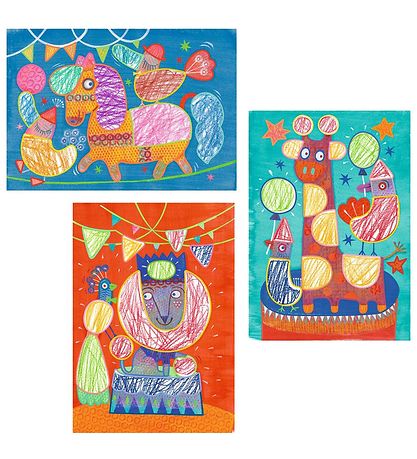 Djeco Colouring Set - Tightrope Walker Duck Balls