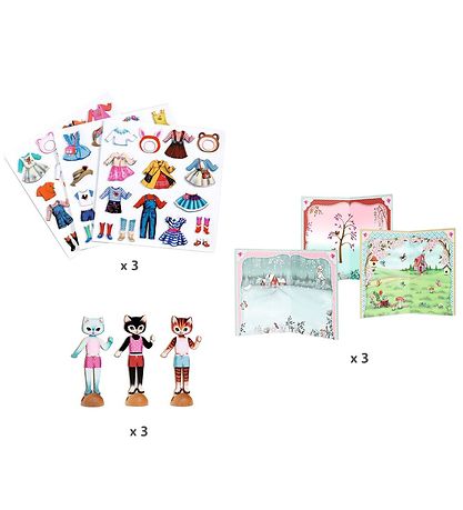 Djeco Creation Set - Collage - Little Dressing