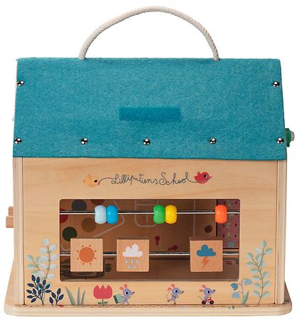 Lilliputiens Activity Toy - Wood - My First School