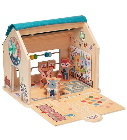 Lilliputiens Activity Toy - Wood - My First School