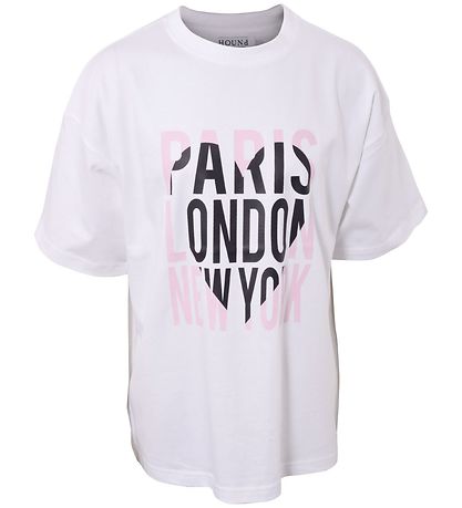 Hound Stuttermabolur - Oversized - Hvítur