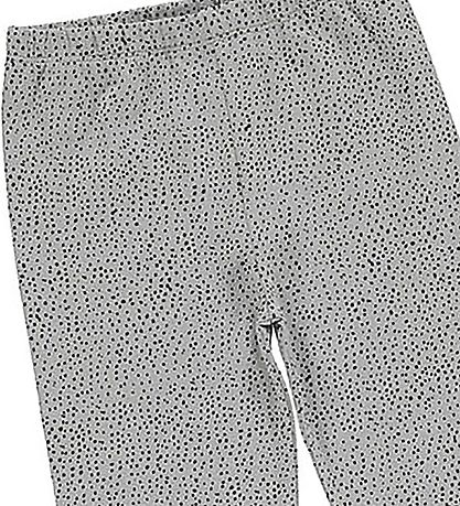 Gro Leggings - Malak - Grey Dawn w. Dots