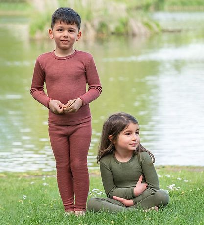 Engel Leggings - Wool/Silk - Olive