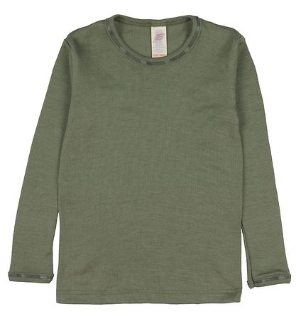 Engel Blouse - Wool/Silk - Olive