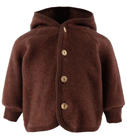 Engel Cardigan - Wolle - Zimt Mélange