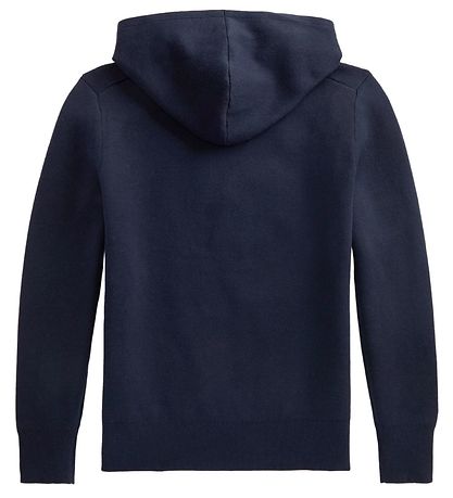 Polo Ralph Lauren Hettupeysa - Prjónað - Letterman - Dökkblátt M