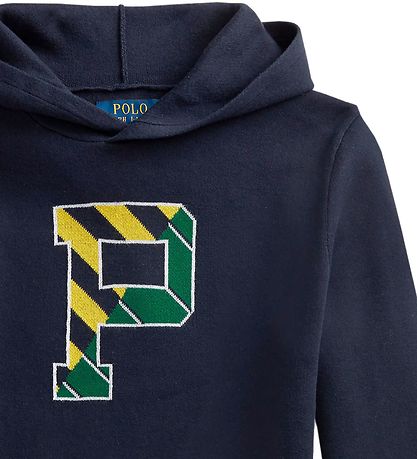 Polo Ralph Lauren Hettupeysa - Prjónað - Letterman - Dökkblátt M