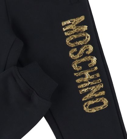 Moschino Sweatpants - Black w. Gold
