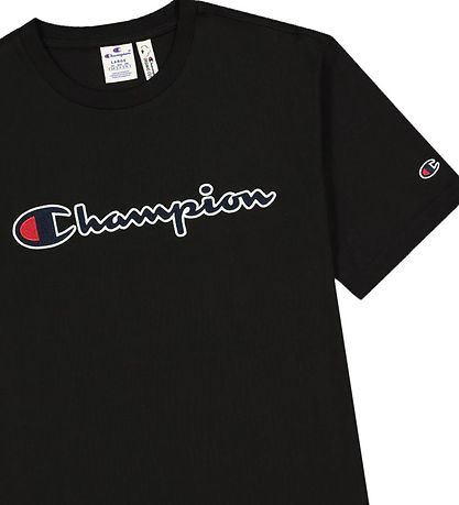 Champion Fashion T-Shirt - Black w. Logo