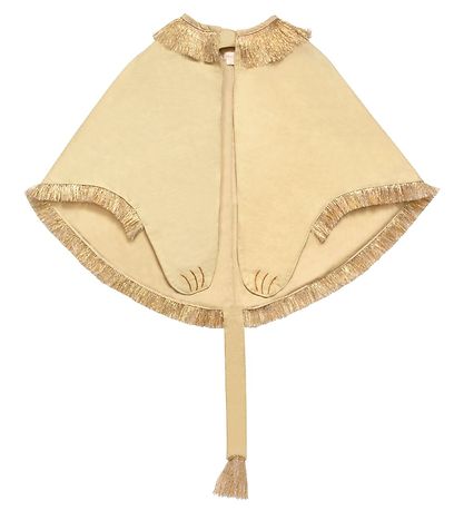 Meri Meri Kostuum - Leeuwenmantel en Hoed - Beige/Goud