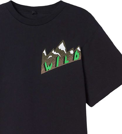 Stella McCartney Kids T-Shirt - Wild Mountain - Black