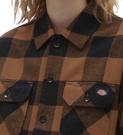 Dickies Hemd - Sacramento - Braun m. Karos