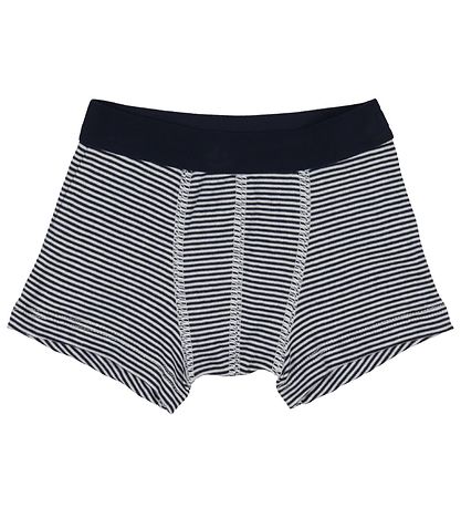 Petit Bateau Boxershorts - 2er-Pack - Navy/Weißer Streifen