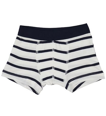 Petit Bateau Boxershorts - 2er-Pack - Navy/Weißer Streifen
