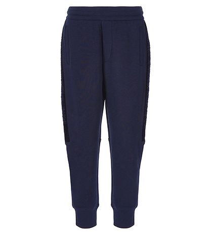 Emporio Armani Byxor - Marinblå m. Velour