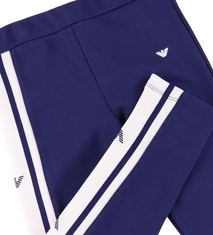 Emporio Armani Joggingbuxur - Dökkfjólublátt