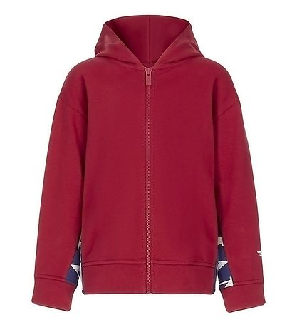 Emporio Armani Kapuzenjacke - Rot m. Blau