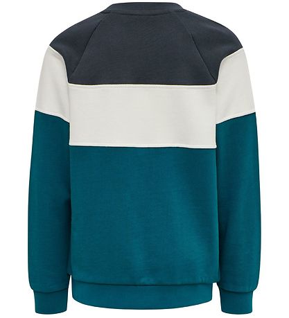 Hummel Sweatshirt - HML Claes - Turquoise/Black