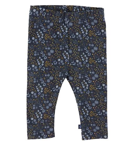 Smallstuff Leggings - Flower Nótt - Dark Blue