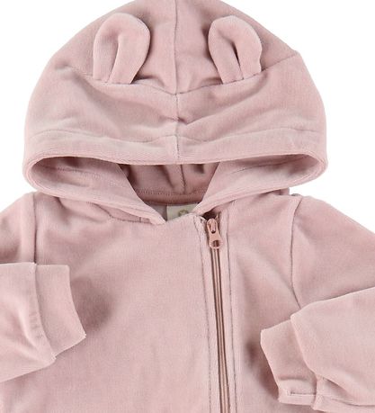 Smallstuff Strampler - Velours - Powder