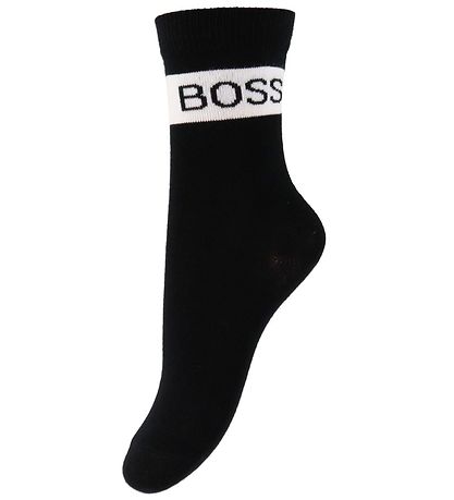 BOSS Socken - 2er-Pack - Casual - Schwarz/Weiß m. Streifen