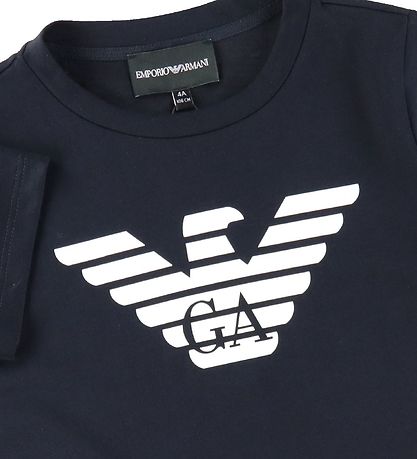 Emporio Armani T-shirt - Navy w. Logo