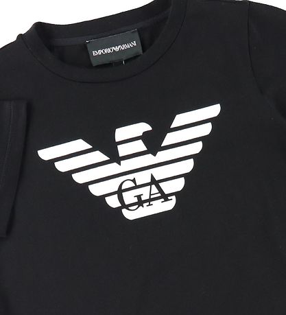 Emporio Armani T-shirt - Black w. Logo