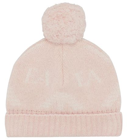 Emporio Armani Beanie - Wool/Silk - Pink w. White