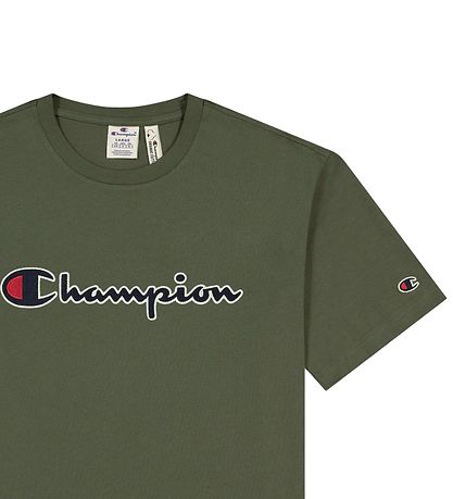 Champion Fashion T-shirt - Green w. Logo