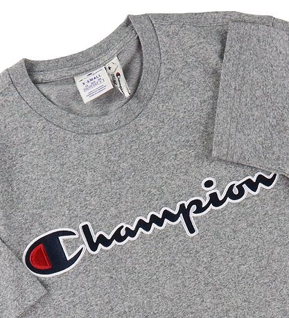 Champion Fashion T-shirt - Grey w. Logo