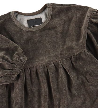 Huttelihut Kleid - Daily - Velours - Brown