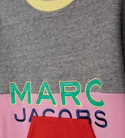 Little Marc Jacobs Sweat Dress - Cosmic Nature - Pink/Grey Melan
