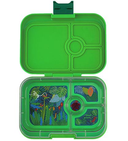 Yumbox Nestisbox M. 4 romm - Bento Panino - Bambus Green Jungle
