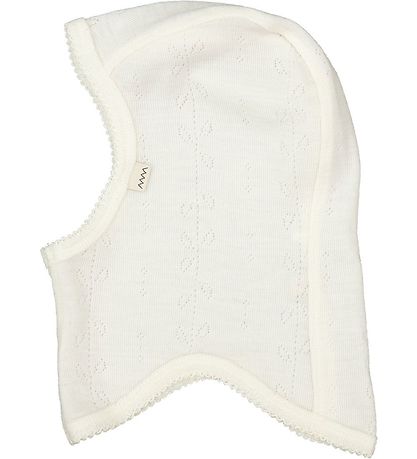 MarMar Balaclava - Wool - Pointelle - Single Layer - Natural