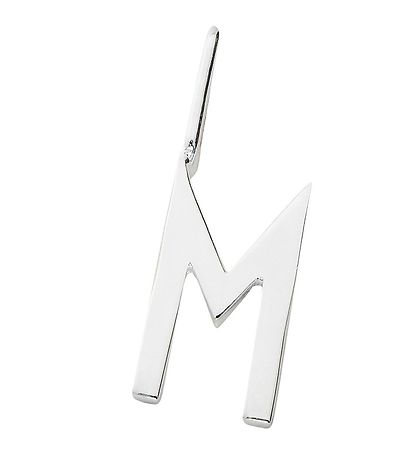 Design Letters Hanger Naar Ketting - M - Zilver