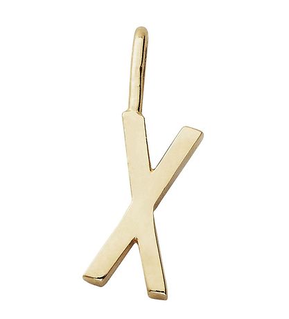 Design Letters Hengiskraut Til Hálsmen - X - 18 K gullhúðað