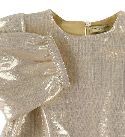Stella McCartney Kids Blússa - Drapplitað M. Glimmer