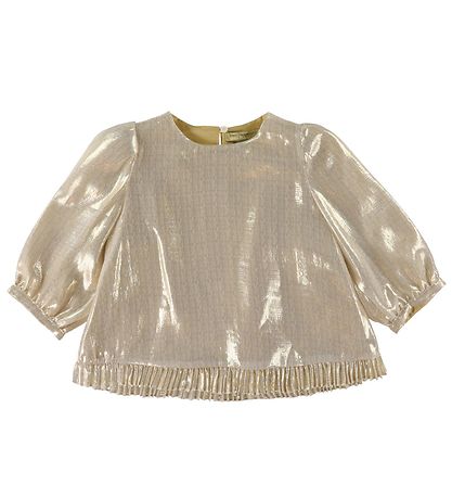 Stella McCartney Kids Blússa - Drapplitað M. Glimmer