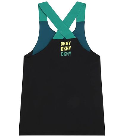 DKNY Trainingstop - Petrolblau/Schwarz