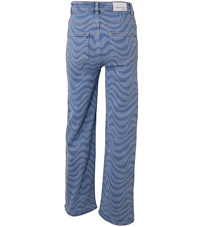 Hound Jeans - Weit mit Print - Blue Denim