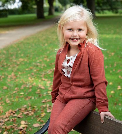 Joha Leggings - Wool/Bamboo - Red