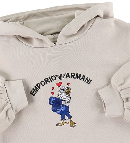 Emporio Armani Sweatkleid - Silberne Cloud