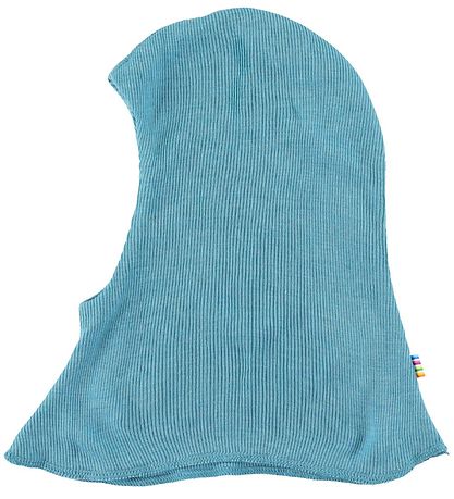 Joha Balaclava - Wool/Silk - 2-layer - Rib - Light Blue