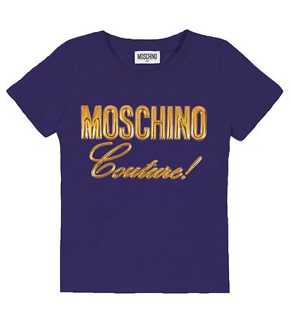 Moschino T-shirt - Navy w. Gold